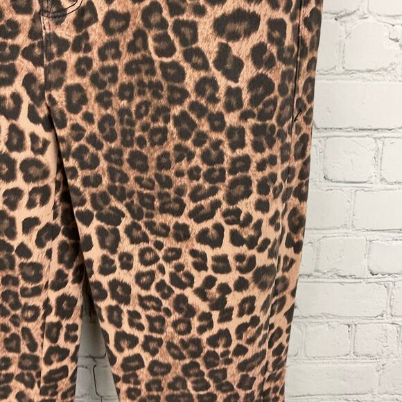 Good American Good Waist High Rise Cheetah Jeans Size 24 - Picture 4 of 7